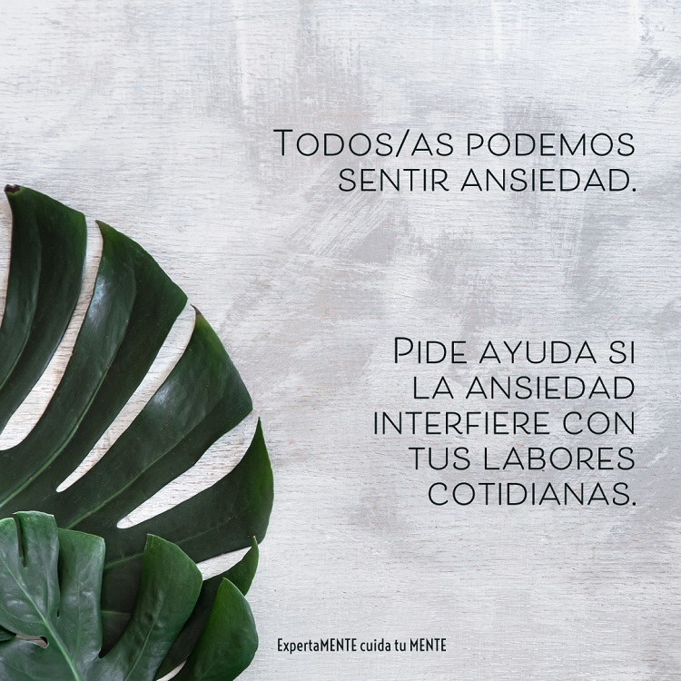 todos podemos sentir ansiedad
