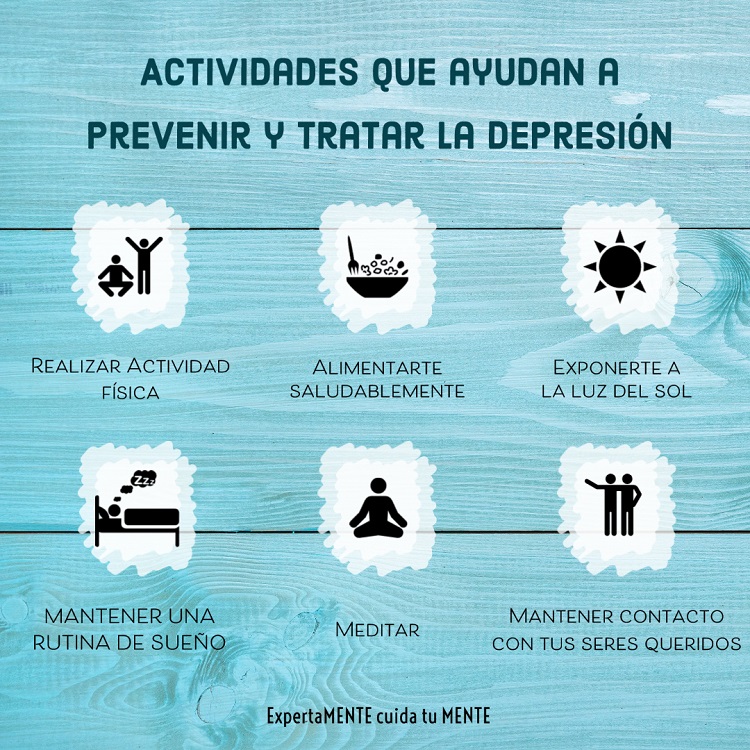 actividades para prevenir depresión
